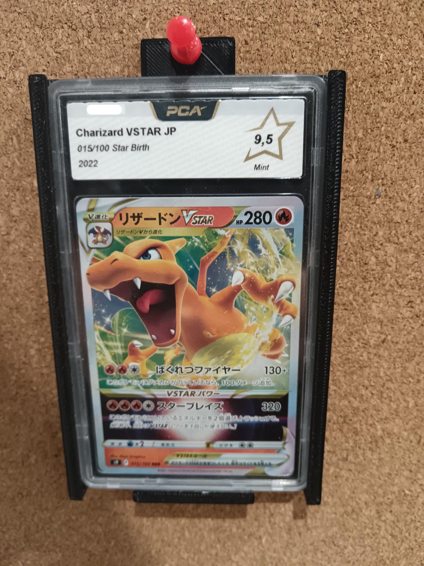 Graded card display stand